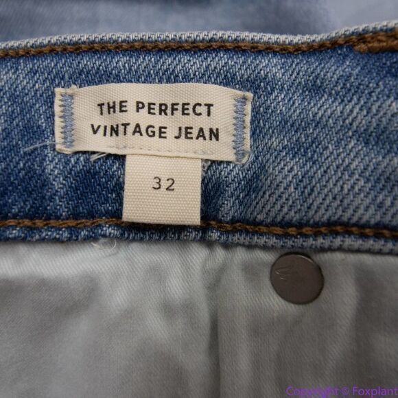 NEW Madewell Perfect Vintage Jean in Coffey Wash: Worn-In Edition, 32 - Picture 15 of 16